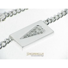 PIANEGONDA bracciale in argento e cuore pavè diamanti referenza BA010631 new 